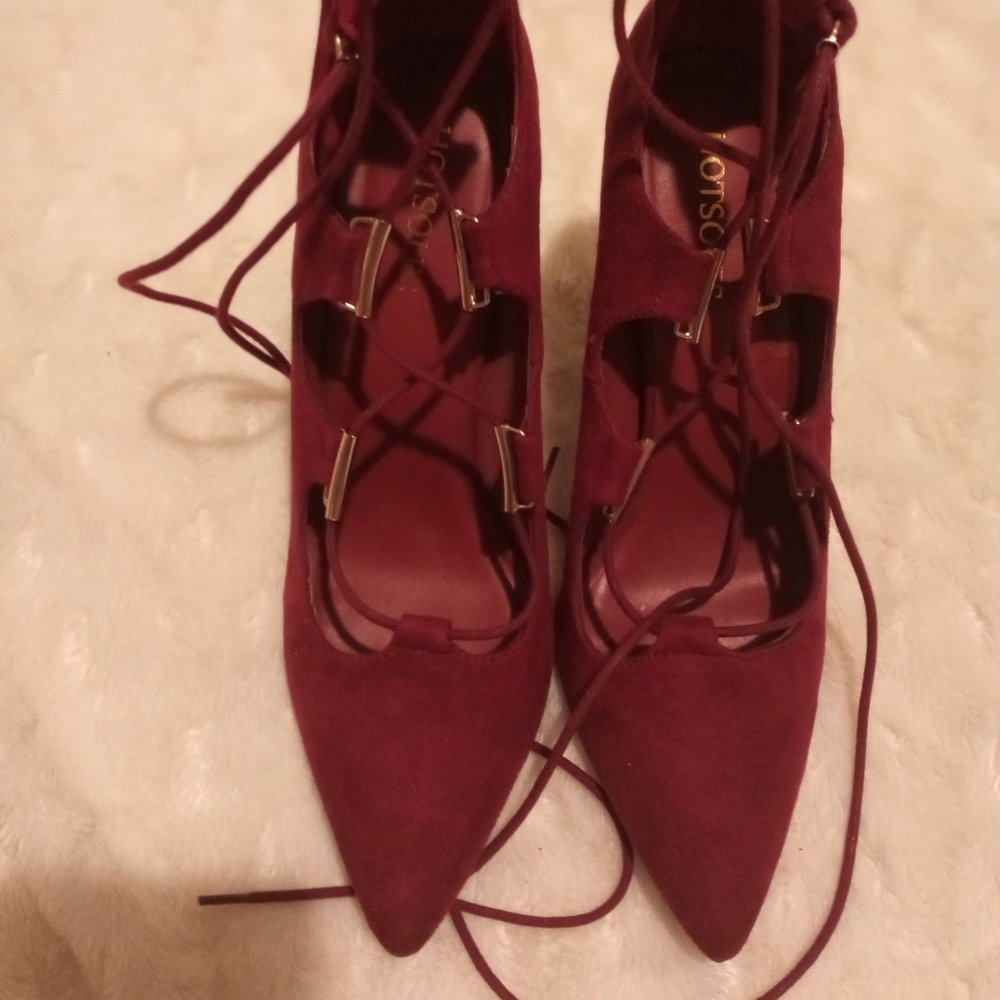 Hotsoles, women's party shoes size 10, suede